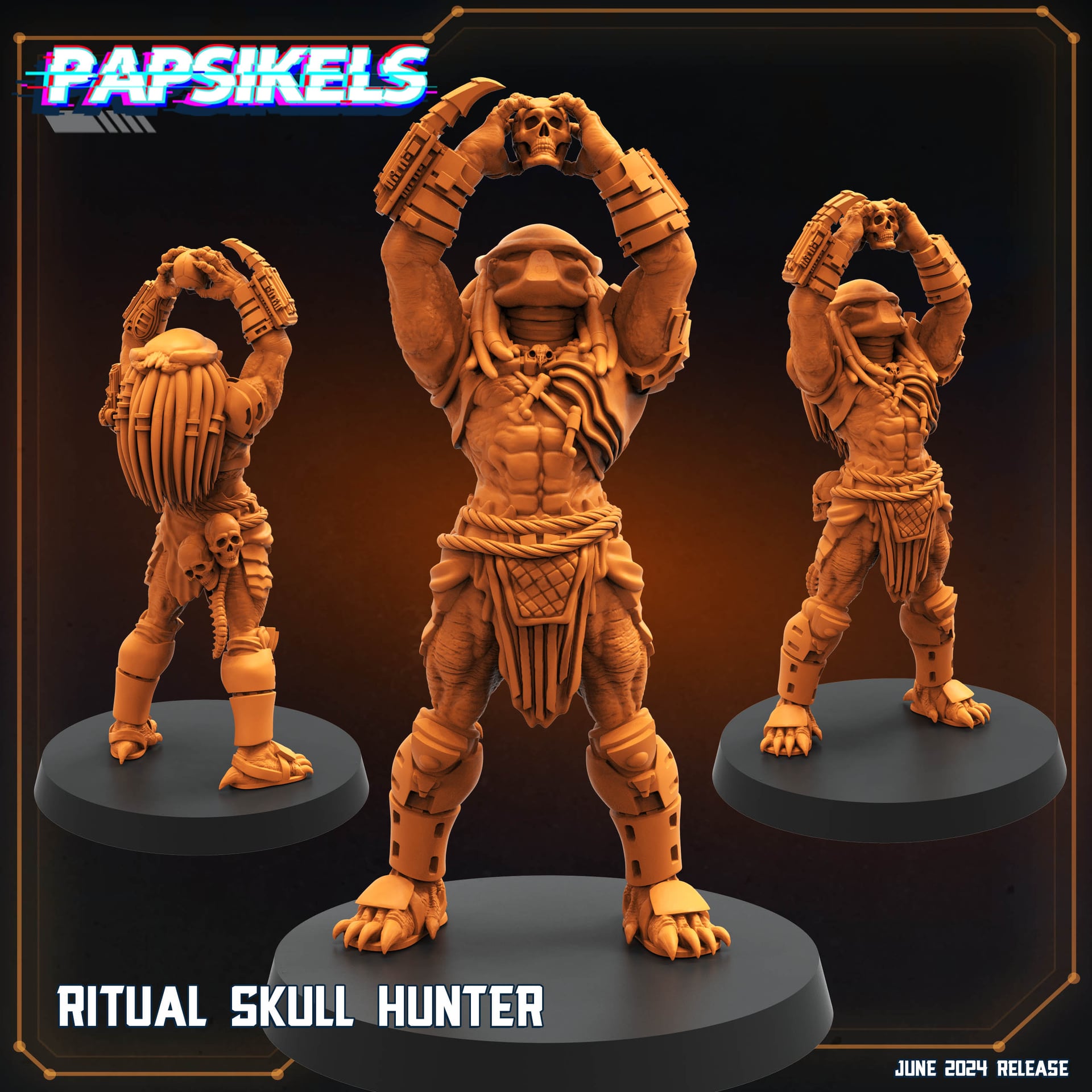 Ritual Skull Hunter - Unpainted Resin